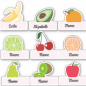 Eigen kinderen, eigen fruitstickers sticker (Voorkant)