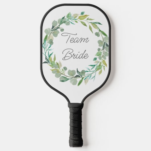 Eigen kleurendrikings bruinbruid pickleball paddle (Voorkant)