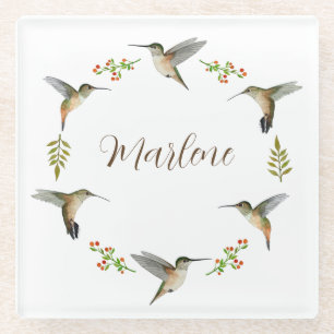 Eigen kolieren glazen onderzetter