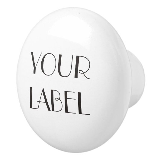 Eigen label keramische knop (Rechts)