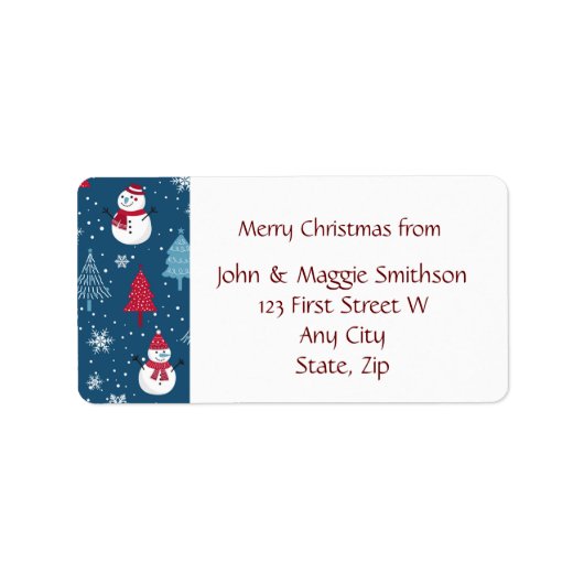 Eigen label kerstboomscène (Voorkant)