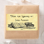 Eigen label "Library of"  Books (Insitu)