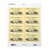 Eigen label "Library of"  Books (Full Sheet)