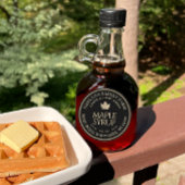 Eigen label met Maple Syrup Gold en Black Maple Le