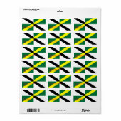 Eigen label met vlag van Monterey, VS (Full Sheet)