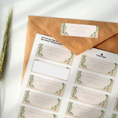 Eigen label retouradres