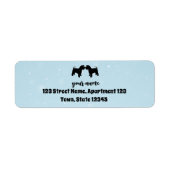 Eigen label twee mini Schnauzer Return (Voorkant)