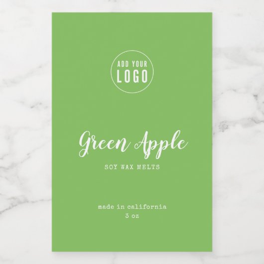 Eigen label voor kleurenscript en schrijfmachine wijn etiket (Enkel label)