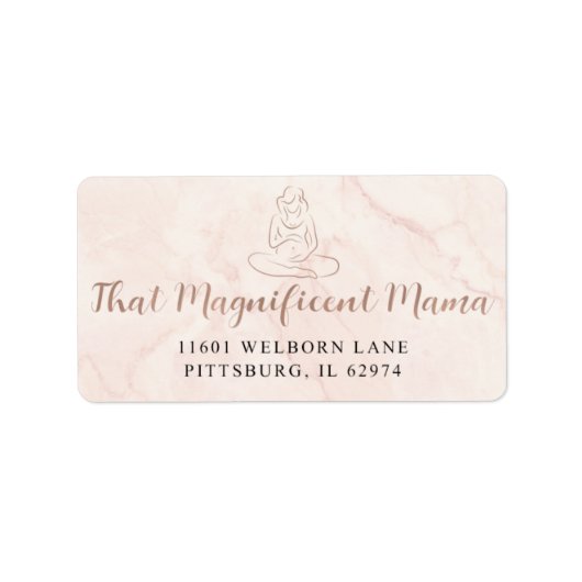 Eigen labelontwerp | Niet bewerkbare Sjabloon Etiket (Voorkant)