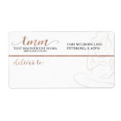 Eigen labelontwerp | Niet bewerkbare Sjabloon Etiket (Voorkant)