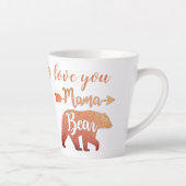 Eigen liefde U MAMA BEER Happy Moederdag Latte Mok (Rechts)