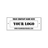 Eigen Logo en tekst Rubberstempel Rubberstempel (Afrduk)