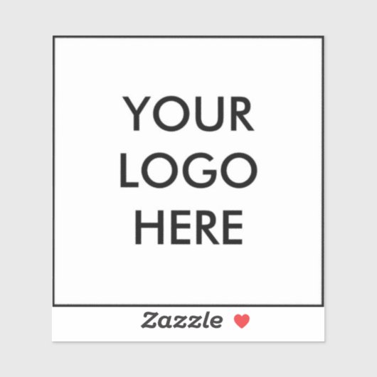 Eigen Logo flesjes Sticker (Vel)