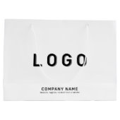 Eigen logo groot cadeauzakje (Achterkant)