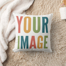 Eigen logo hier | Voeg uw eigen ontwerp toe Kussen