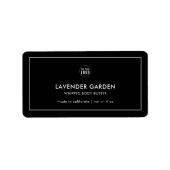 Eigen Logo met modern productlabel toevoegen Etiket (Voorkant)