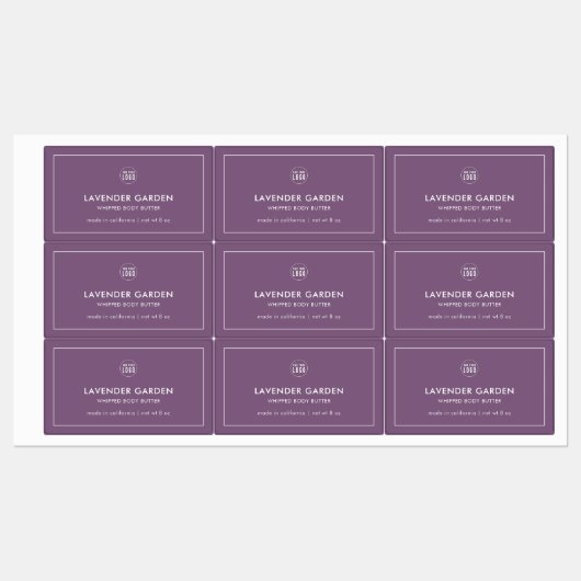 Eigen Logo met modern productlabel toevoegen Labels (Vel)