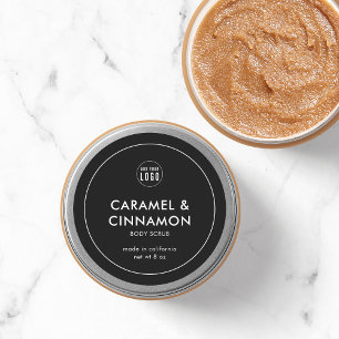 Eigen Logo met modern productlabel toevoegen Ronde Sticker