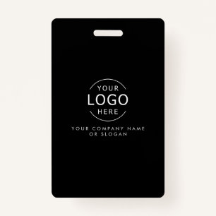 Eigen Logo Modern Chic Visitekaartje met QR Code I Badge