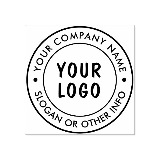 Eigen Logo Rubberstempel (Afrduk)