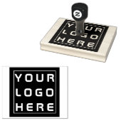 Eigen Logo Rubberstempel (Gestempeld)