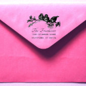 Eigen Logo Script Achternaam Retouradres Zelfinktende Stempel