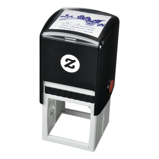 Eigen Logo Script Achternaam Retouradres Zelfinktende Stempel (Product)