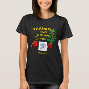 Eigen LOGO van de Plant Merchandise Blossom T-shirt