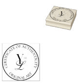 Eigen Logo van echtheidstempel Rubberstempel (Gestempeld)