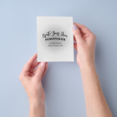 Eigen maat maken flyer (Hand)