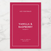 Eigen merk toevoegen Aangepast kleurenkeurmerk Mod Wijn Etiket (Enkel label)