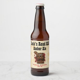 Eigen merk wegdragen bier etiket