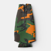 Eigen militaire camouflage voor KLOR en monogram v Flesjeskoeler (Achterkant)