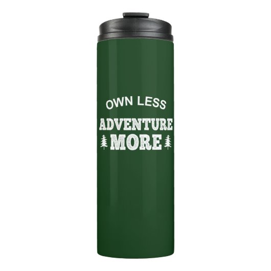 Eigen minder, avontuur meer thermosbeker (Voorkant)