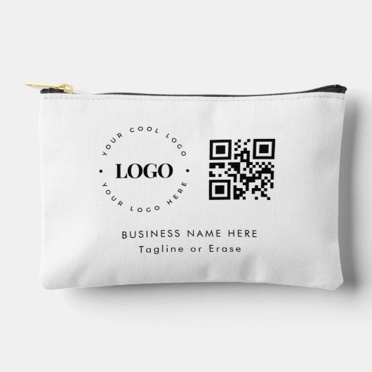 Eigen minimaliserende QR-code voor bedrijven met L Etui (Voorkant)