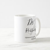 Eigen monogram Obgyn Obstetricist Gynaecoloog Koffiemok (Voorkant rechts)