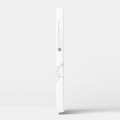 Eigen monogram watermerk elegant iPhone 12 hoesje (Achterkant / Links)