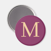 Eigen monogrammen magneet (Voorkant / Achterkant)