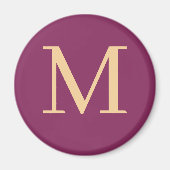 Eigen monogrammen magneet (Voorkant)