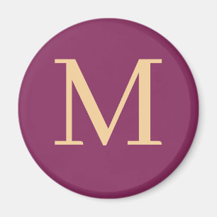 Eigen monogrammen magneet