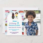 Eigen motorfietsfeest Invitat Kaart (Voorkant)