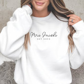 Eigen Mrs Sweatshirt Bridal Apparel