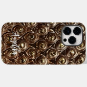 Eigen naam Abstracte minimalistisch kunstleder Case-Mate iPhone Case (Achterkant (horizontaal))