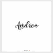 Eigen naam Afstuderen Wedding Bridesmaid 2023 Sticker (Vel)