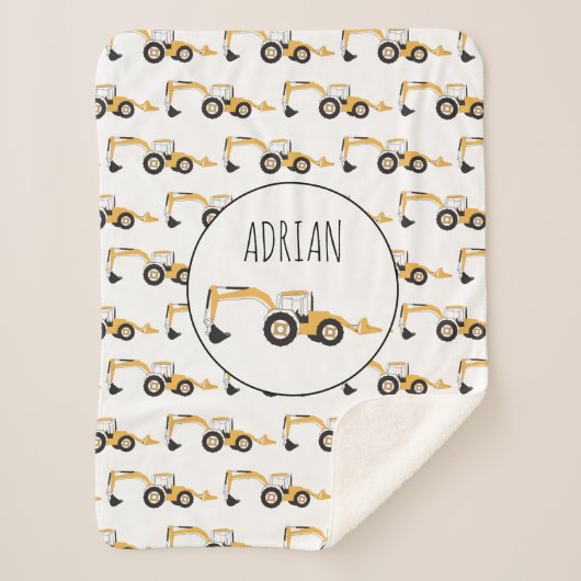 Eigen naam backhoe constructietechniek sherpa deken (Voorkant)