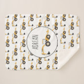 Eigen naam backhoe constructietechniek sherpa deken (Voorkant (horizontaal))