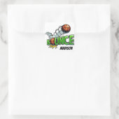 Eigen naam BOUNCE Basketball stickers (Tas)
