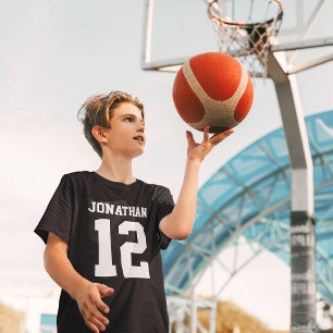 Eigen naam Boys Sport Jersey Shirt