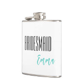 Eigen naam bridesmaïde fles heupfles (Links)