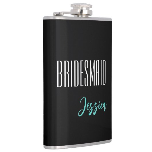 Eigen naam bridesmaïde fles heupfles (Rechts)